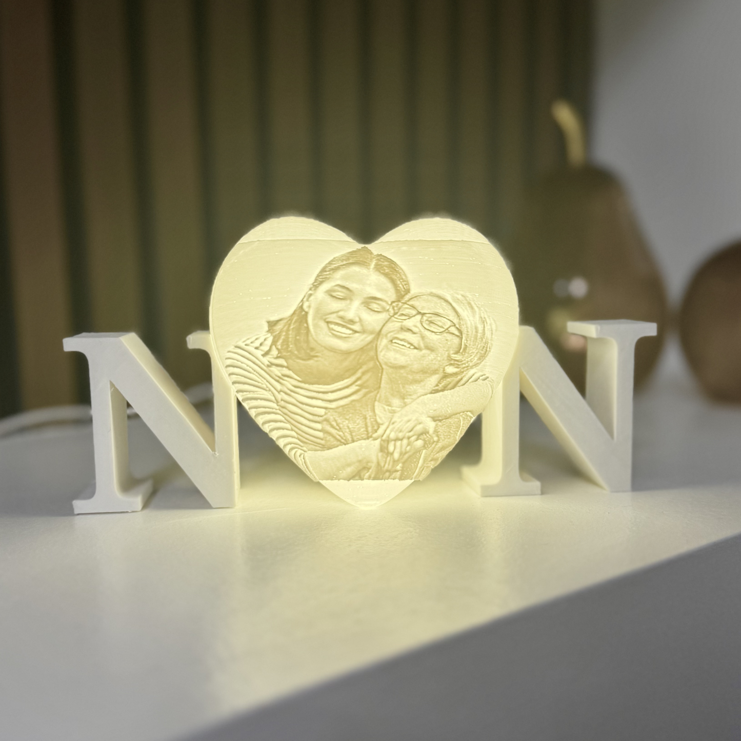 Personalised Nan Photo Light
