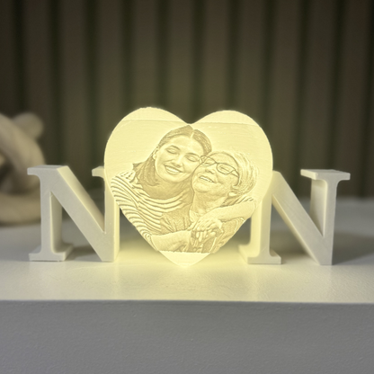 Personalised Nan Photo Light