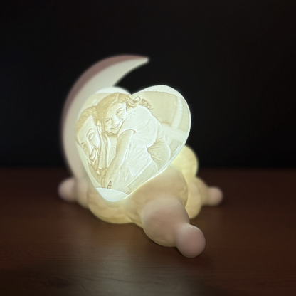 children’s personalised photo nigh lamp