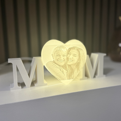 custom mam photo light keepsake