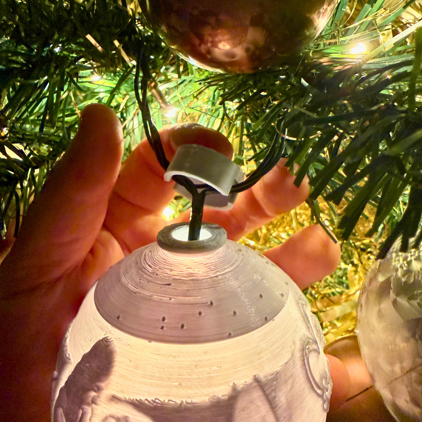 custom photo bauble decoration UK