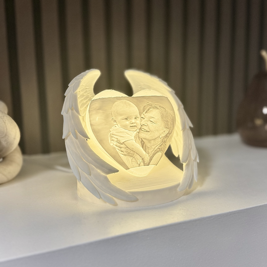 personalised memorial photo light UK