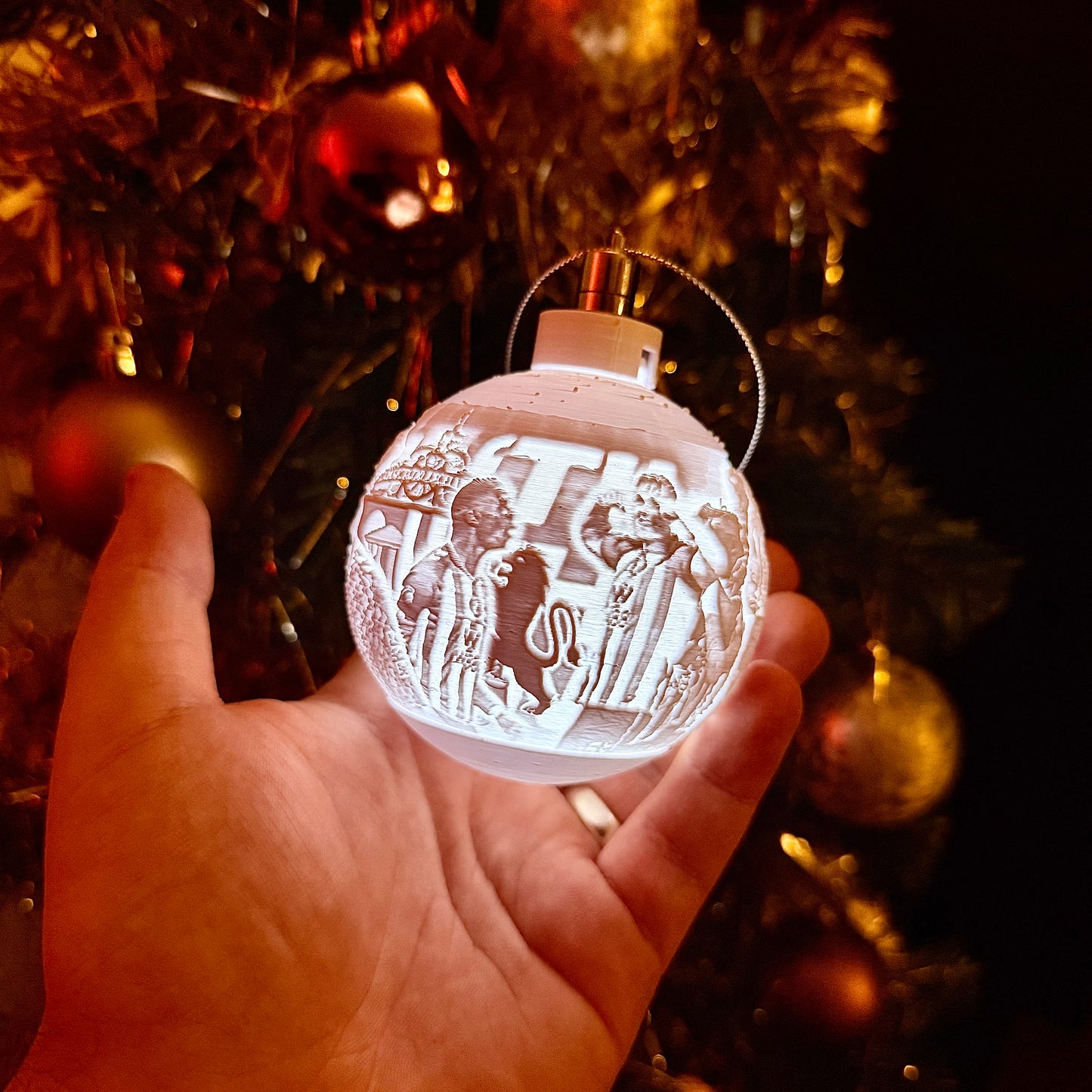 Custom Football Bauble