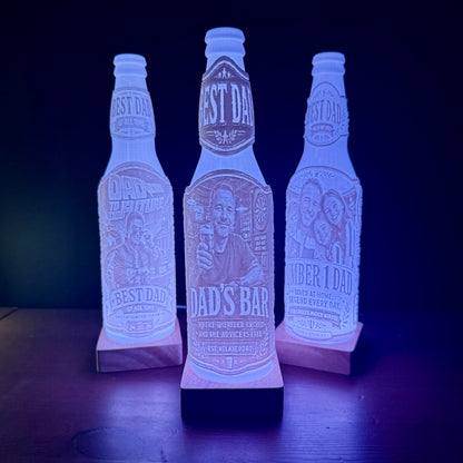 Personalised LED Bottle Lamp