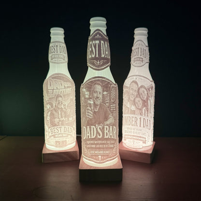 Personalised LED Bottle Lamp
