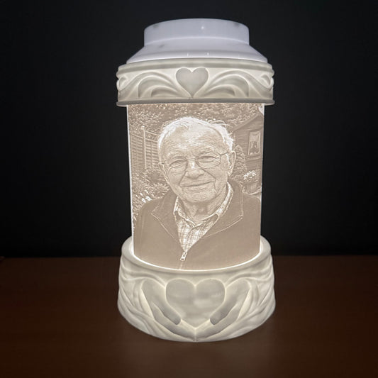 Personalised Memorial Solar Lamp