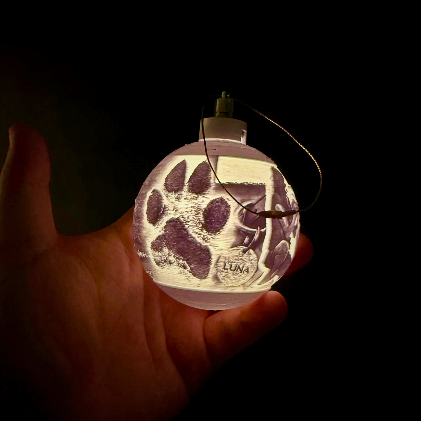 photo bauble keepsake gift UK