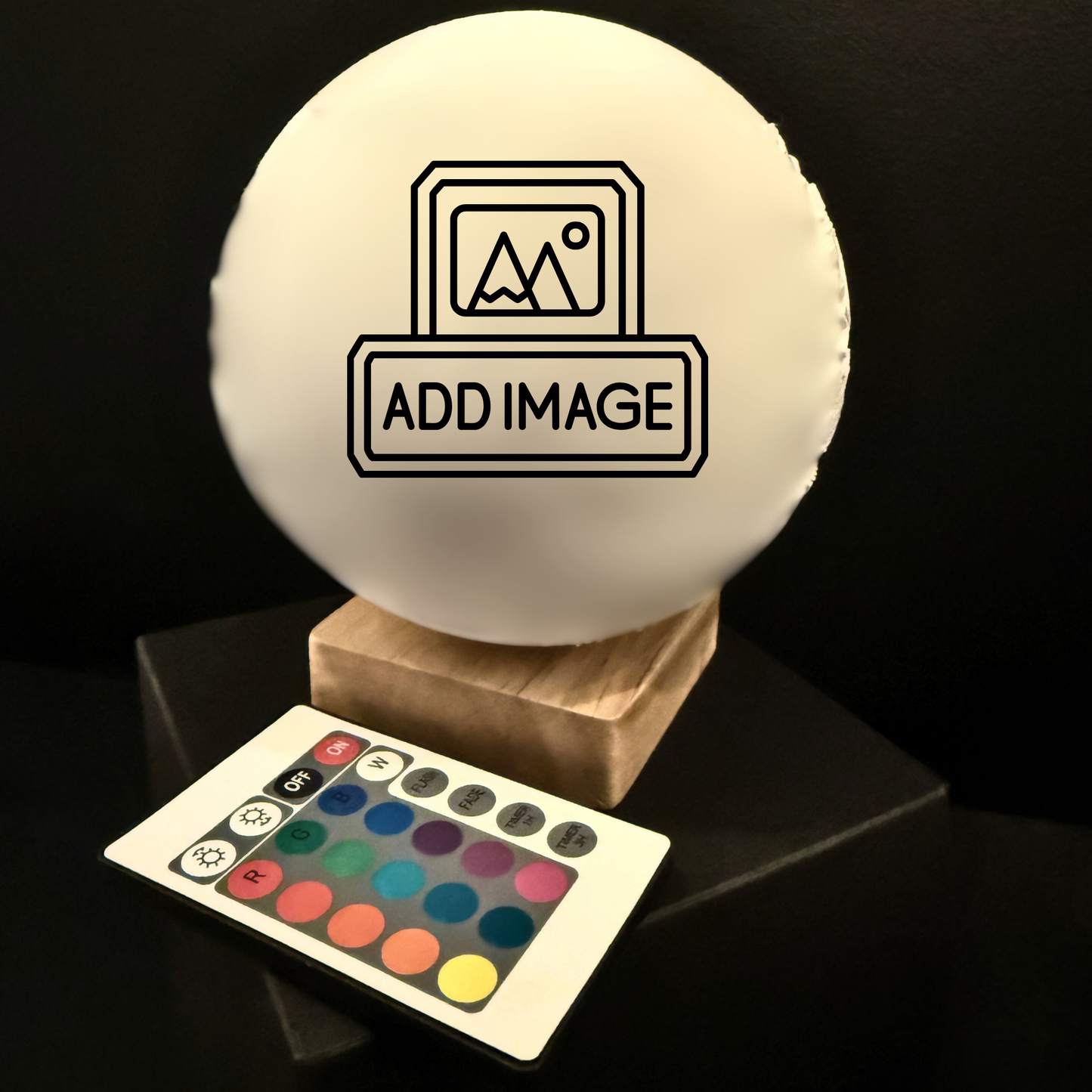 personalised multi photo globe light gift UK