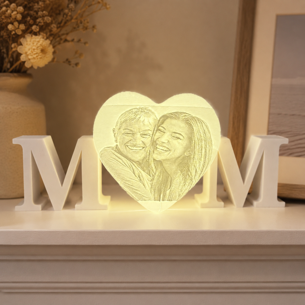 Personalised Mum Photo Light